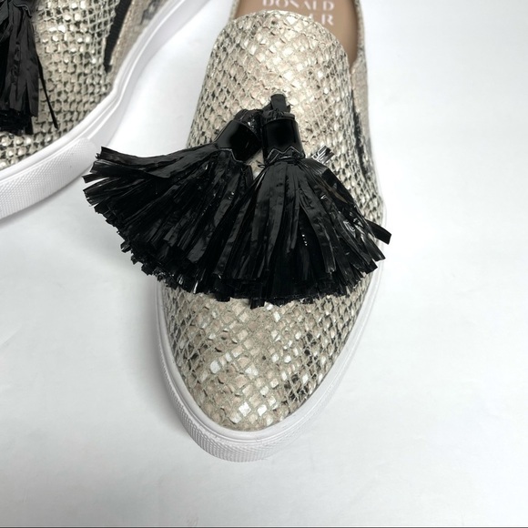Donald J. Pliner Pauly Snake Tassel Slip Mule - Picture 8 of 11